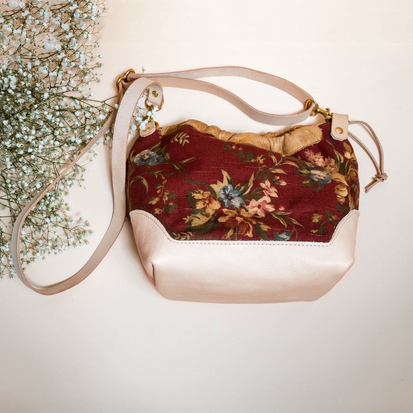 SAMPLE Medium Floral Bucket Bag